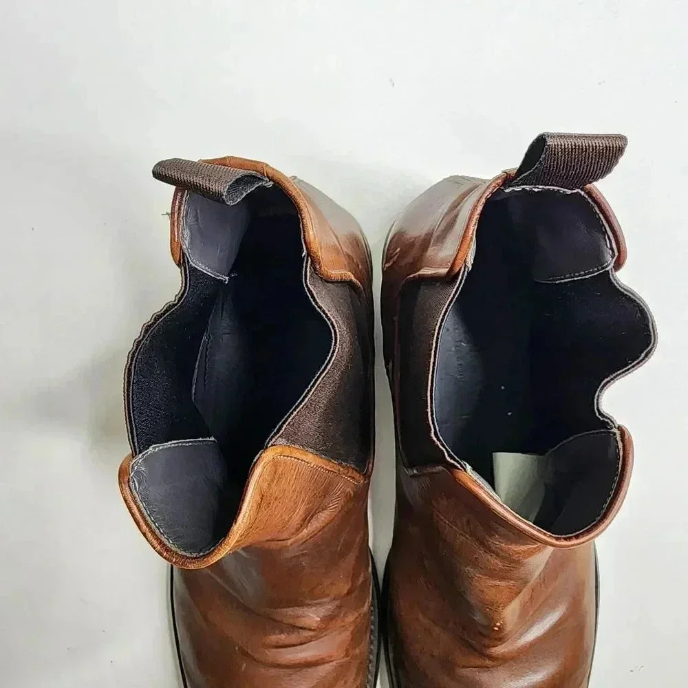 To Boot‎ New York Beckham Chelsea Boots Size 8.5 Brown Leather